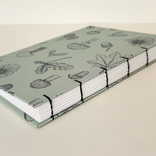 Woodland Forage | Handmade A5 Watercolour Sketchbook