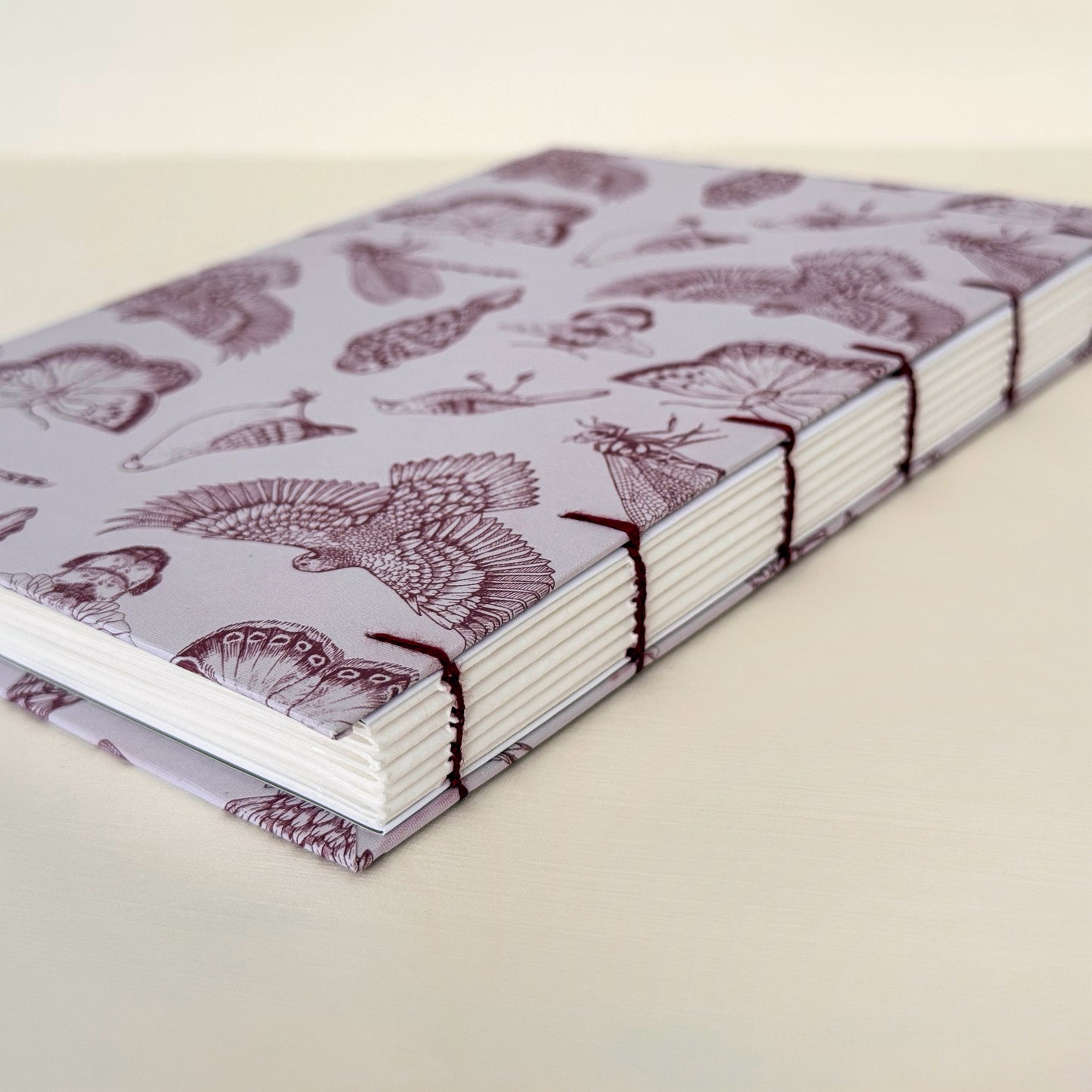 Wild Aviary | Handmade A5 Watercolour Sketchbook