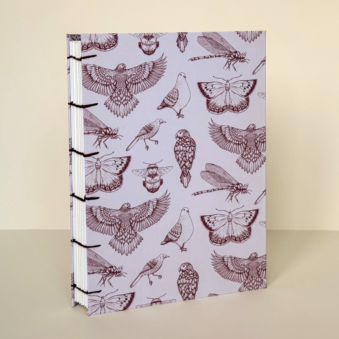 Wild Aviary | Handmade A5 Watercolour Sketchbook