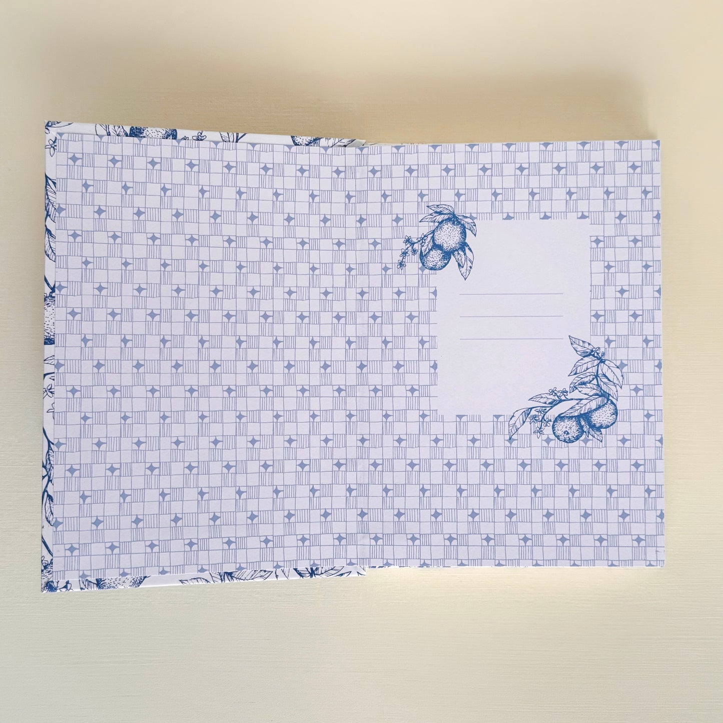Citrus Blossom | Handmade A5 Watercolour Sketchbook