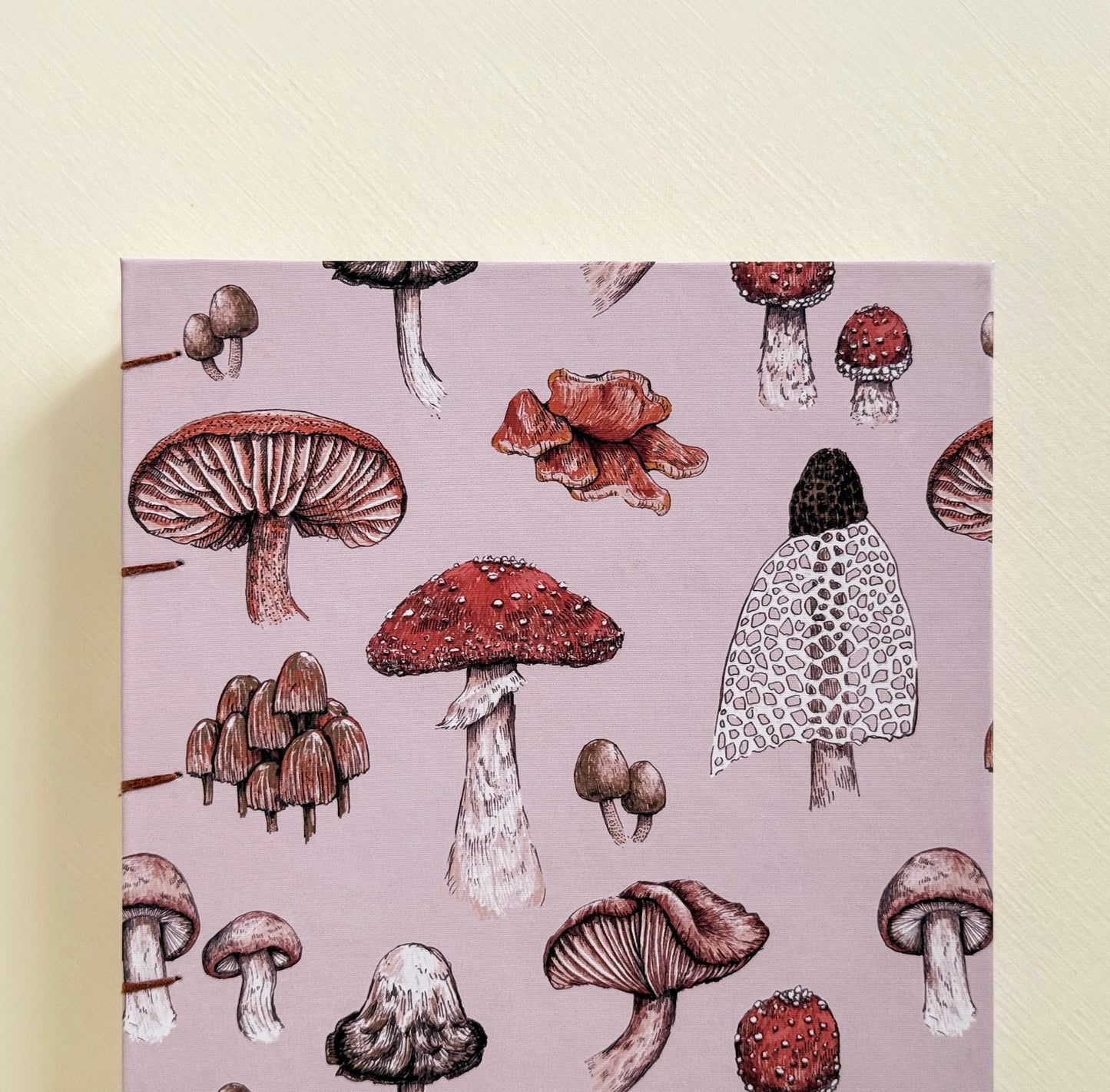 Woodland Fungi | Handmade A5 Watercolour Sketchbook