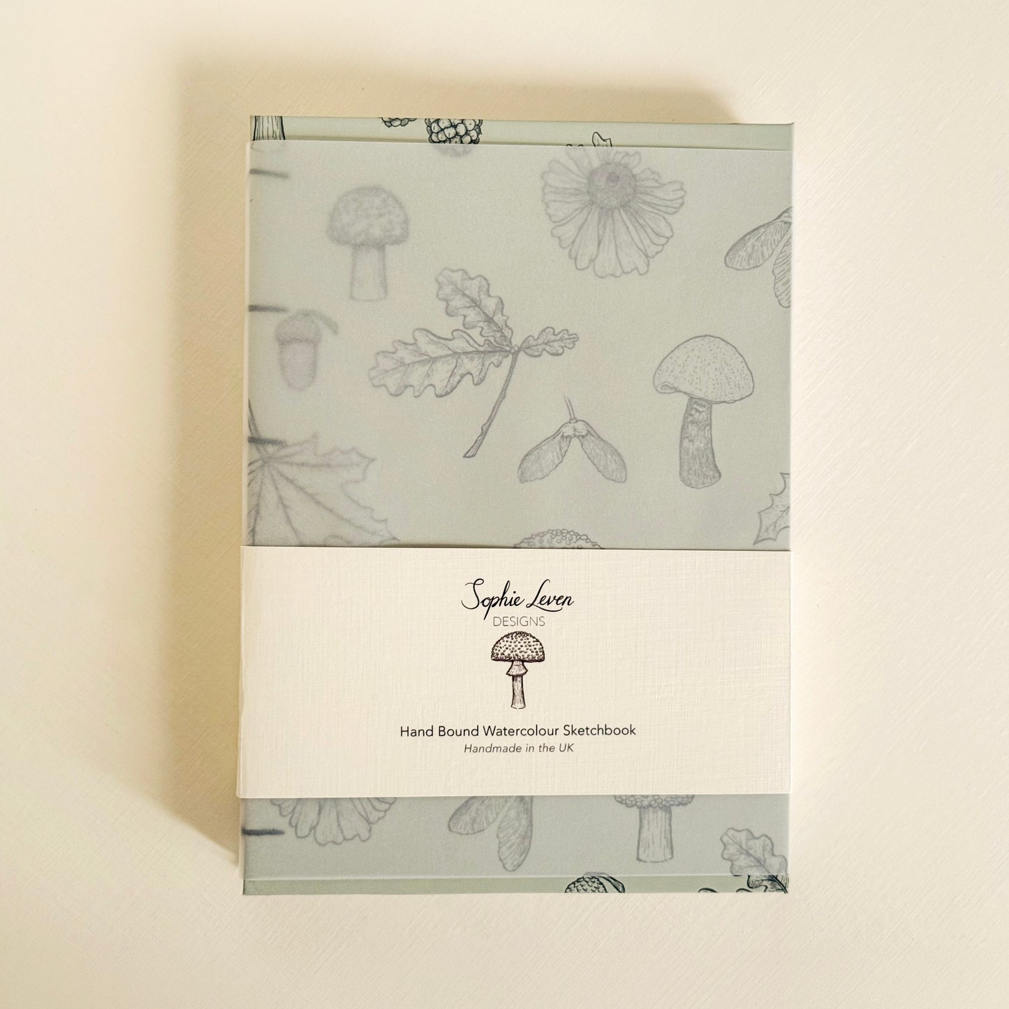 Woodland Forage | Handmade A5 Watercolour Sketchbook