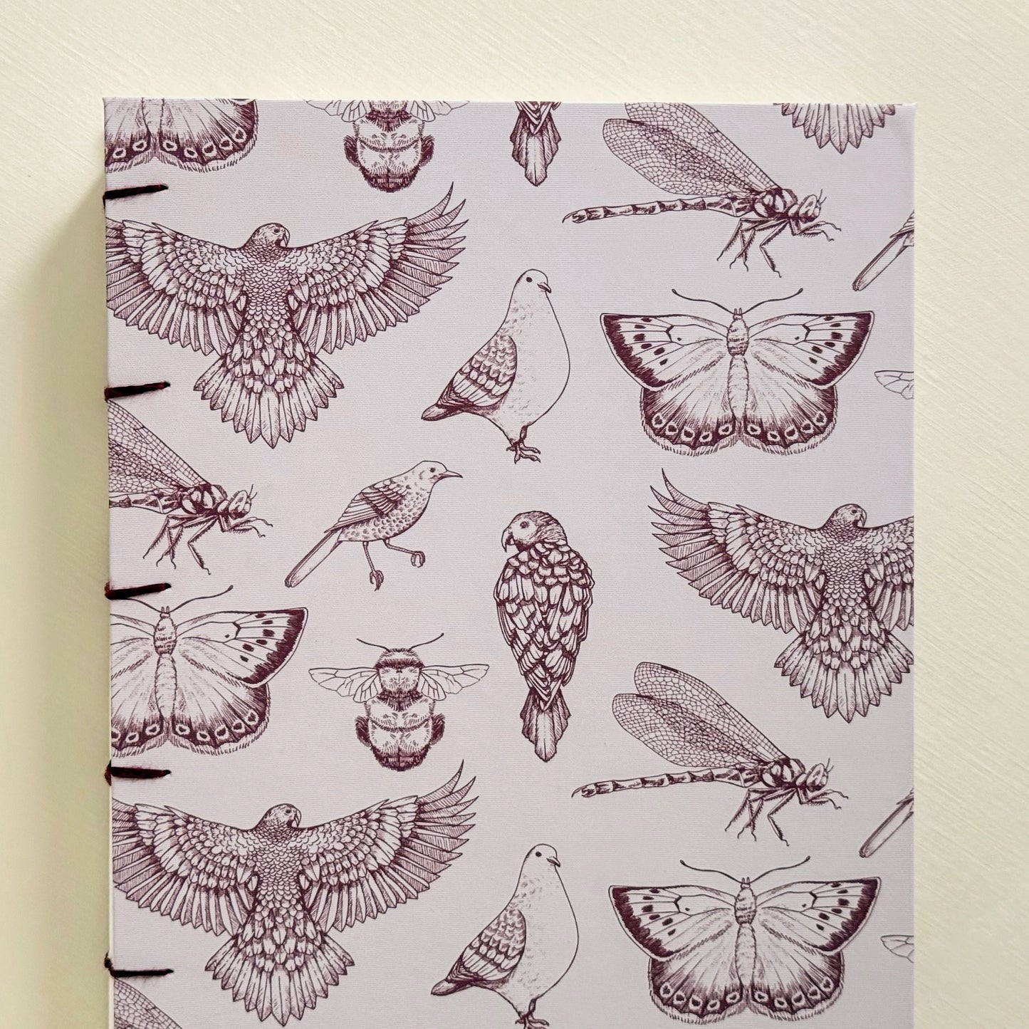 Wild Aviary | Handmade A5 Watercolour Sketchbook