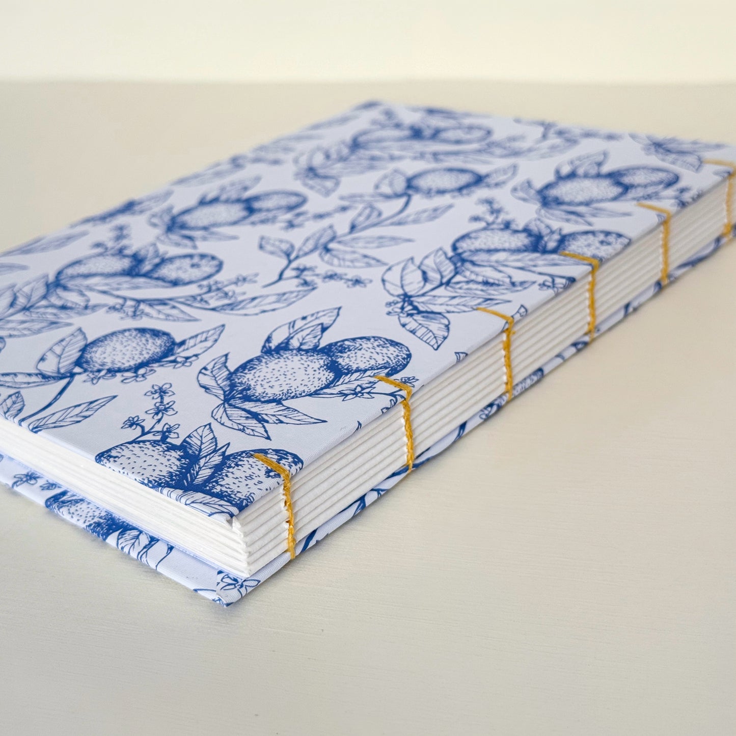 Citrus Blossom | Handmade A5 Watercolour Sketchbook