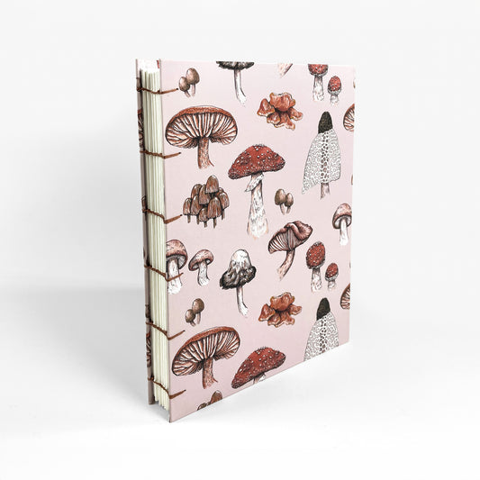 A5 Watercolour Sketchbook - Fungi Design