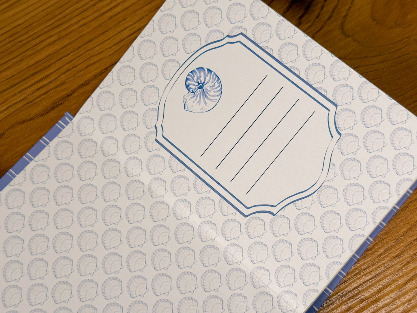 A6 Watercolour Sketchbook - Stripy Seahorse Design