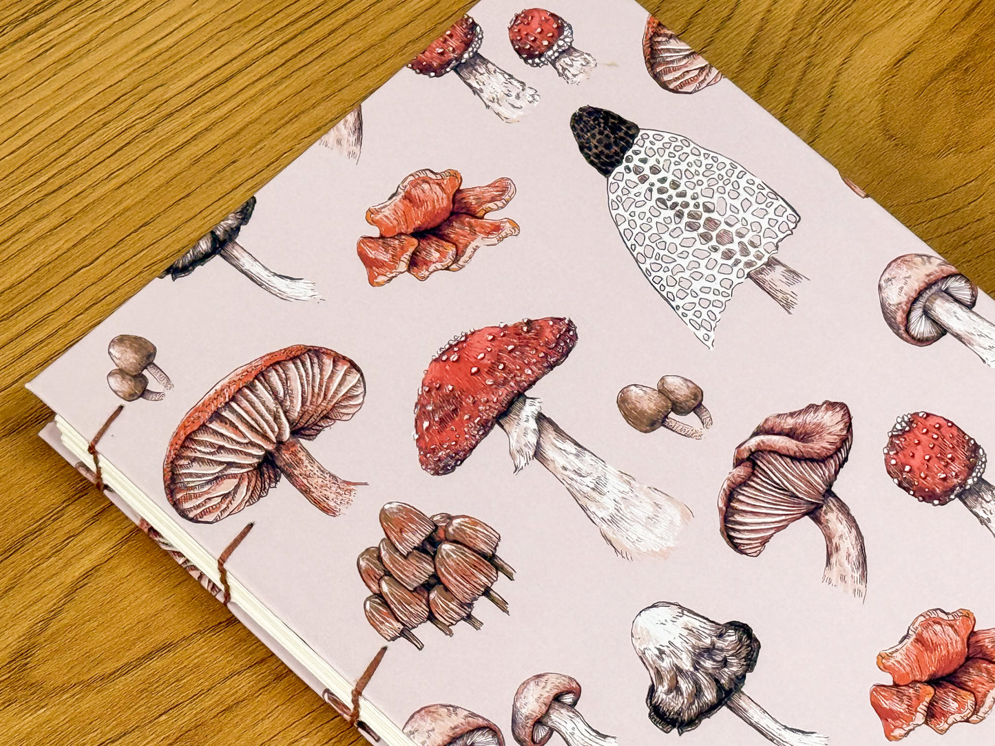 A5 Watercolour Sketchbook - Fungi Design